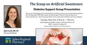 The Scoop on Artificial Sweeteners - Diabetes Support Group Presentation