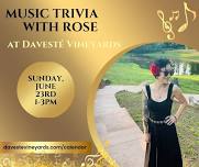 Music Trivia with Rose!