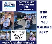 Exeter Villa's Walk & Wheel for the Alzheimer's Society of Huron Perth