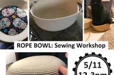 Rope Bowl: Sewing Workshop