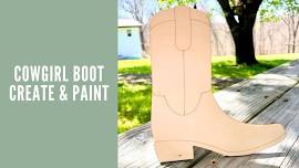 Cowgirl Boot Create & Paint Class