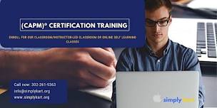 CAPM Certification 4 Days Classroom Training in  Dorval, QC