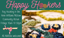 ‘Happy Hookers’ Rug Hooking Group at the Osterville Village Library