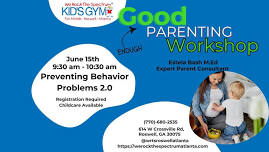 Preventing Behavior Problems - Parenting Workshop