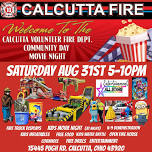 Calcutta Fire Dept Community Day & Movie Night