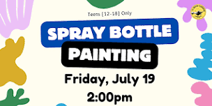 Spray Bottle Painting (Teen)