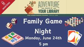 Family Game Night @ Winters