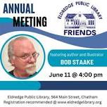 Author Bob Staake guest speaker at the Friends of Eldredge Public Library Annual Meeting