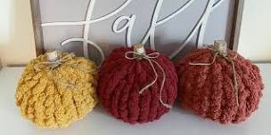 Knit N' Chill Chunky Pumpkin Workshop -Pomfret Community Center