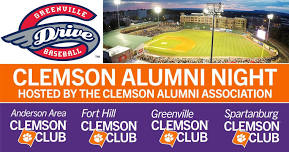 Clemson Night @ The Greenville Drive