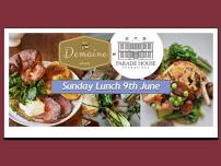 Sunday Lunch with Demaine Artisan at Parade House