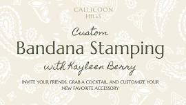 March Craft Class: Custom Bandanna Stamping