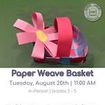 Paper Weave Basket