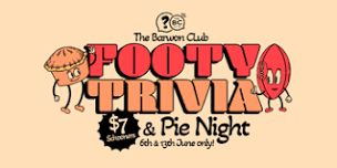 FOOTY TRIVIA & PIE NIGHT!