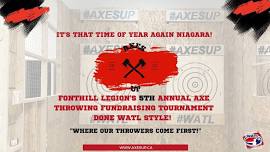 5th Annual Fonthill Legion Fundraising Axe Throwing Tournament!