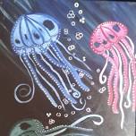 Jammin with the Jellies a fun Painting