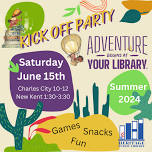  Summer Reading Program Kick-Off Party in New Kent❗