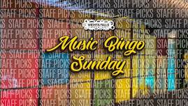 Music Bingo Sunday - Sarah's Picks!