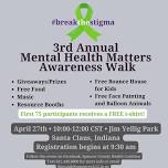 3rd Annual Mental Health Matters Awareness Walk