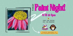 Bloomin' Paint Night  at Cape Cod Coffee