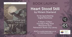 BOOK LAUNCH | Heart Stood Still by Miriam Sharland