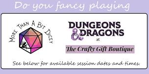 D&D Evening- Wed 29th May