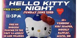 FREE Hello Kitty Dodgers Night Market