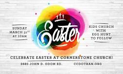 Easter at Cornerstone (Egg hunt for kids)