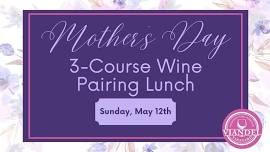 Mother's Day 3-Course Wine Pairing Lunch