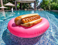 Hot Dog Tuesday at the Pool