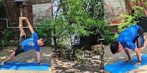 Morning Yoga in the Courtyard