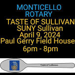 Monticello Rotary Taste of Sullivan to Benefit Sullivan County Federation for the Homeless