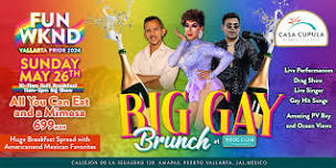 BIG GAY SUNDAY BRUNCH at POOL CLUB PV | VALLARTA PRIDE 2024