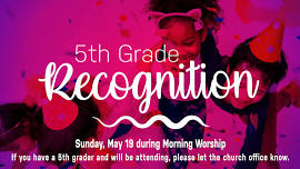 5th Grade Recognition