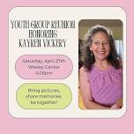 Youth Group Reunion for Kayren Vickery