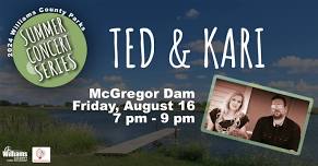 Ted & Kari at McGregor Dam | 2024 Summer Concert Series