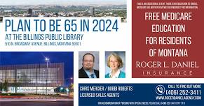 Plan to be 65 in 2024 at the Billings Public Library