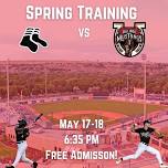 Billings Mustangs Spring Training Games