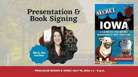 Secret Iowa Presentation & Book Signing :: Prologue Books & Wine