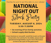 National Night Out Block Party