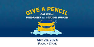 Give A Pencil Car Wash Fundraiser for Student Supplies