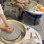 Teen Pottery Wheel Throwing Workshop Pt. 1(of 3) @ Kirby