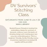 Domestic Violence Survivors Stitching Class