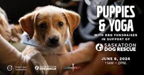 Puppies & Yoga + BBQ Fundraiser