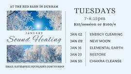 Weekly Sound Healing Meditation With Katie Cavenaugh           — The Red Barn in Durham