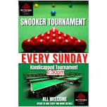 Sunday Handicapped Snooker Tournament