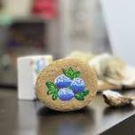 Summer fun - Hydrangea Rock Painting