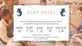 CLAY DATE: Intro to Wheel Throwing