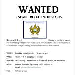 Escape Room at the Charlotte County Archives