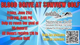 Blood Drive at Sunview Golf